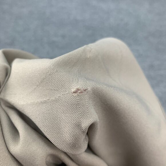 Cabelas Hunting Shirt Mens 16 1/2 Tan Full Zip Faux Button Long Sleeve Pockets - Picture 13 of 16